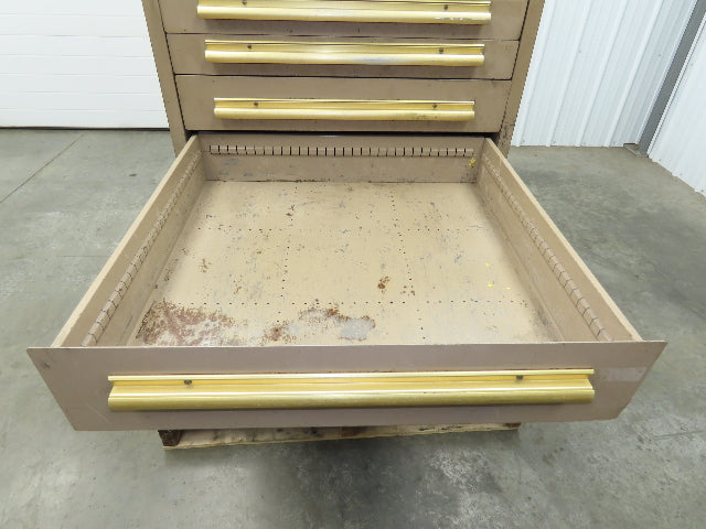 Equipto Modular Steel 7 Drawer Industrial Tool Cabinet 30x29x44" Stanley Vidmar