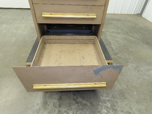 Equipto Modular Steel 7 Drawer Industrial Tool Cabinet 30x29x44" Stanley Vidmar