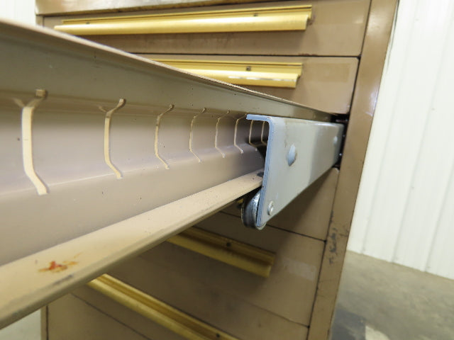 Equipto Modular Steel 7 Drawer Industrial Tool Cabinet 30x29x44" Stanley Vidmar