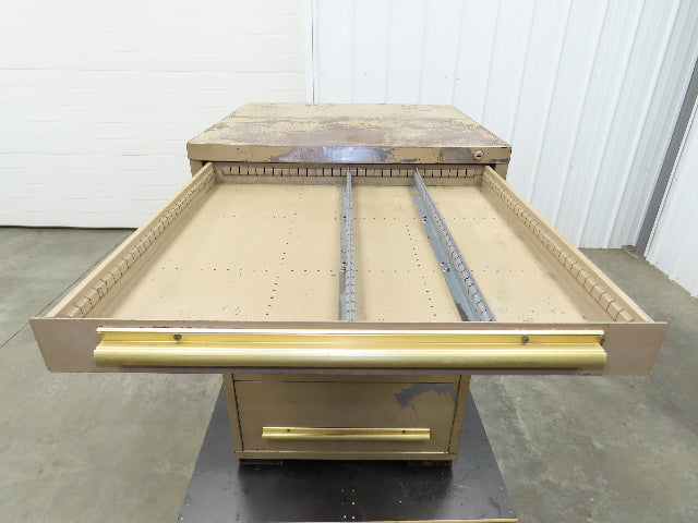 Equipto Modular Steel 7 Drawer Industrial Tool Cabinet 30x29x44" Stanley Vidmar