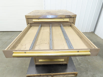 Equipto Modular Steel 7 Drawer Industrial Tool Cabinet 30x29x44" Stanley Vidmar