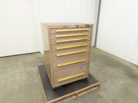 Equipto Modular Steel 7 Drawer Industrial Tool Cabinet 30x29x44" Stanley Vidmar