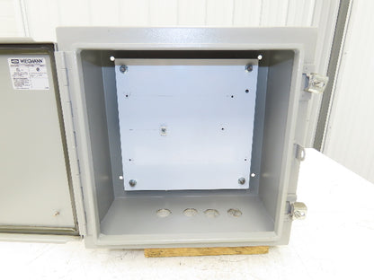 Wiegmann N12161608 Electrical Enclosure 16x16x8" Wall Mount Panel
