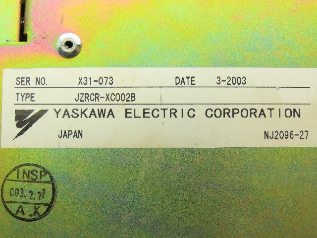 Yaskawa JZRCRXC002B Motoman Robot Controller Servo Module --READ**