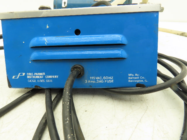 Cole-Parmer 7553-00 MasterFlex Peristaltic Metering Pump 6-600 RPM W/Controller