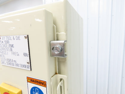 Hoffman A302408LP Electrical Enclosure 30x24x8" Control Panel  4.75x3.75" Cutout