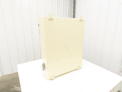 Hoffman A302408LP Electrical Enclosure 30x24x8" Control Panel  4.75x3.75" Cutout