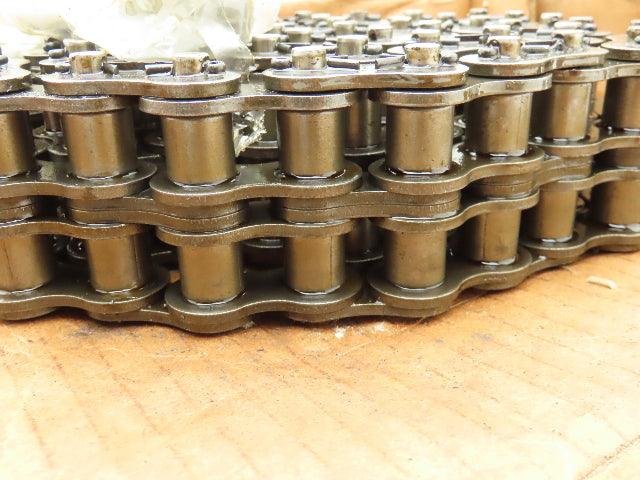 Tsubaki RS80-2 #80 Double Roller Chain Cotter Pin Connected W/Connector Link 48"