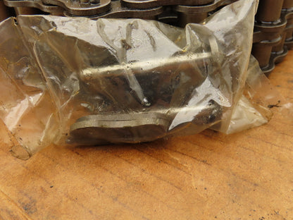 Tsubaki RS80-2 #80 Double Roller Chain Cotter Pin Connected W/Connector Link 48"