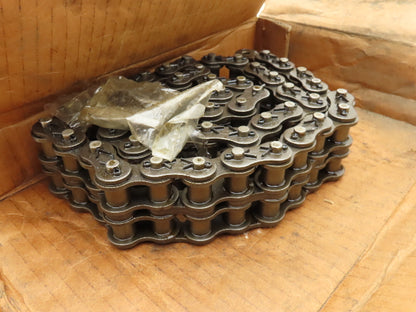Tsubaki RS80-2 #80 Double Roller Chain Cotter Pin Connected W/Connector Link 48"