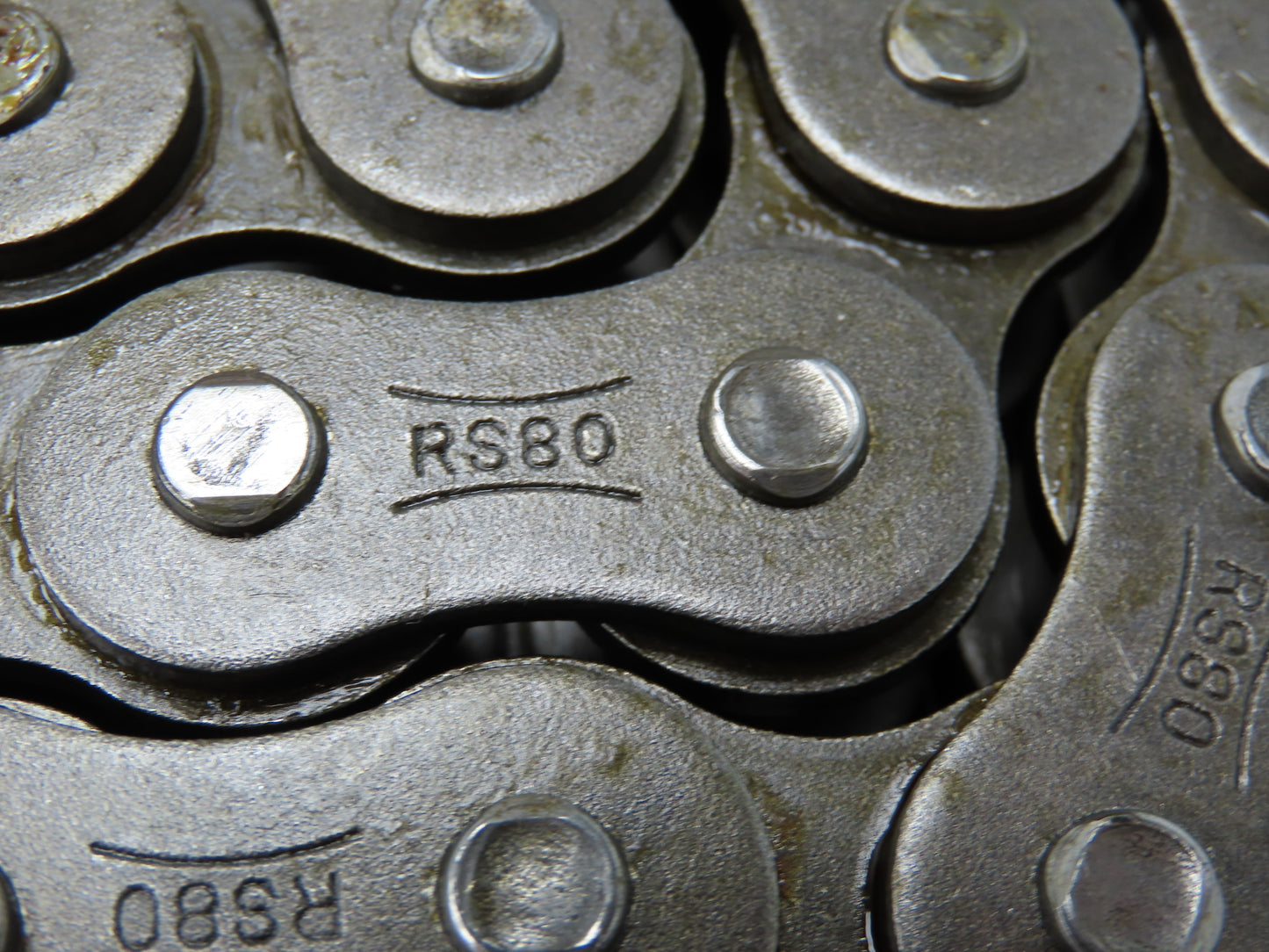 Tsubaki RS80-2 #80 Double Roller Chain Riveted W/Connecting Link 10' Length