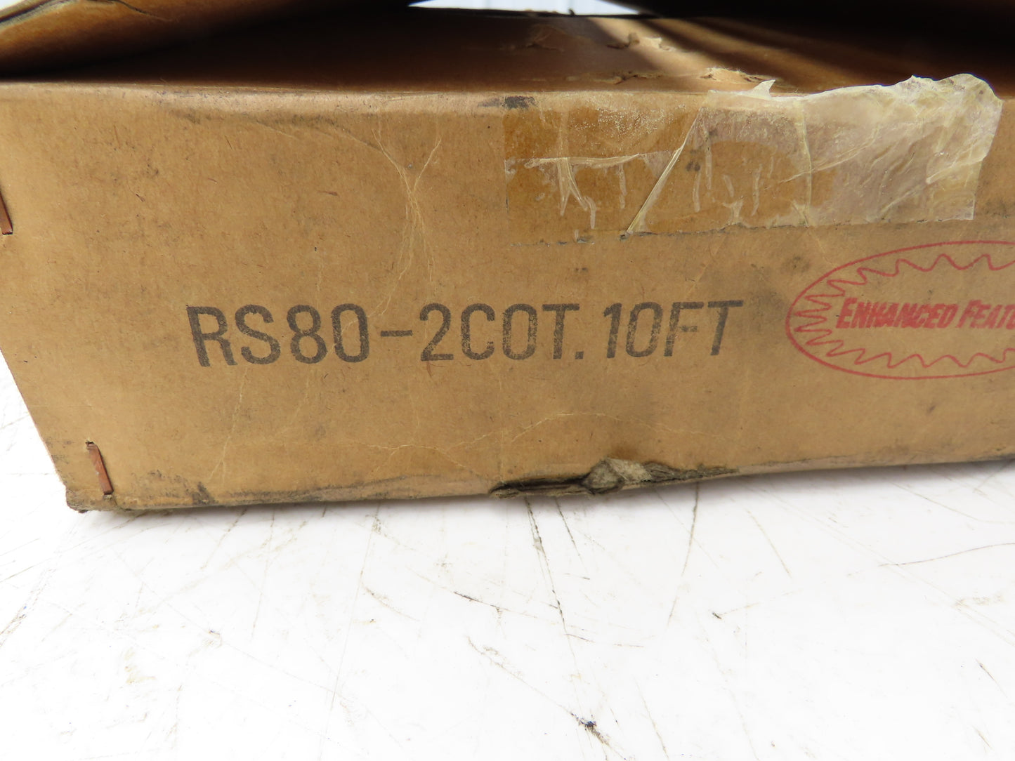 Tsubaki RS80-2 #80 Double Roller Chain Riveted W/Connecting Link 10' Length