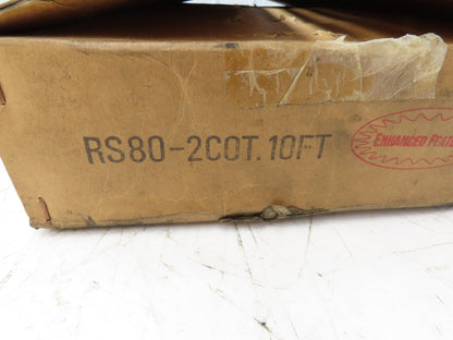 Tsubaki RS80-2 #80 Double Roller Chain Riveted W/Connecting Link 10' Length