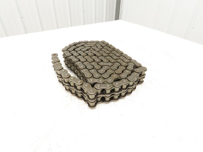 Tsubaki RS80-2 #80 Double Roller Chain Riveted W/Connecting Link 10' Length