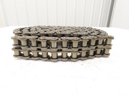 Tsubaki RS80-2 #80 Double Roller Chain Riveted W/Connecting Link 10' Length