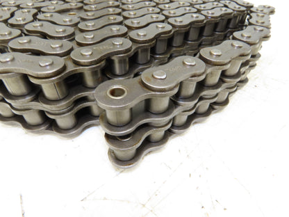 Tsubaki RS80-2 #80 Double Roller Chain Riveted W/Connecting Link 10' Length