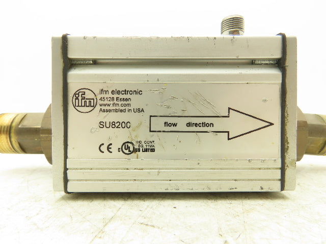 IFM SU8200 Ultrasonic Digital Flow Meter 0-100L/Min 24VDC
