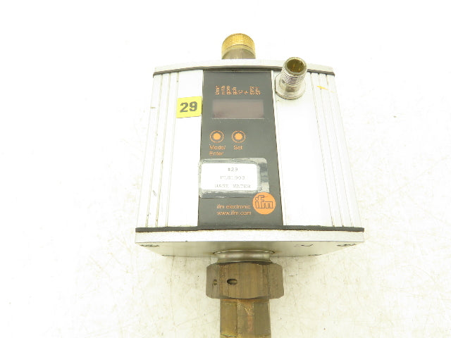 IFM SU8200 Ultrasonic Digital Flow Meter 0-100L/Min 24VDC