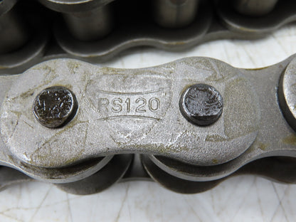 Tsubaki RS120 #120 Roller Chain Riveted W/Connector Link 10 Feet Length