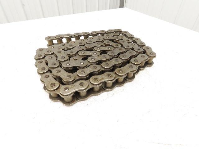 Tsubaki RS120 #120 Roller Chain Riveted W/Connector Link 10 Feet Length