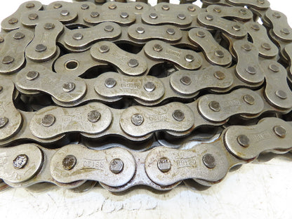 Tsubaki RS120 #120 Roller Chain Riveted W/Connector Link 10 Feet Length