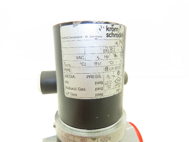 Krom Schroder VAN 25 N02 VG 25 Solenoid Valve 1" Air/Gas 120VAC 85283011