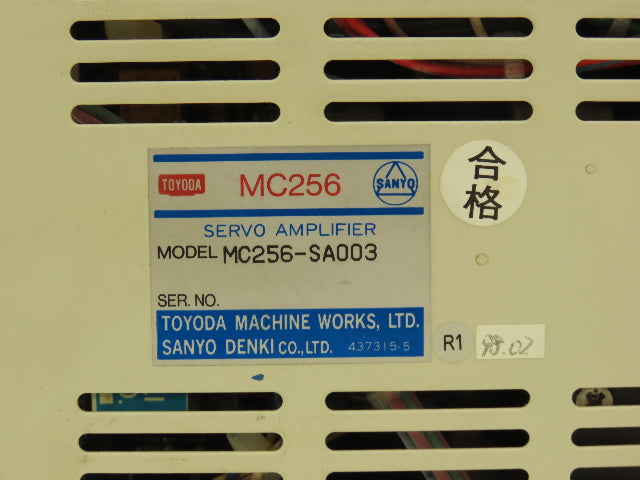 Toyoda Machine Works MC256-SA003 Motion Controller Servo Amplifier 200VAC 0.2A