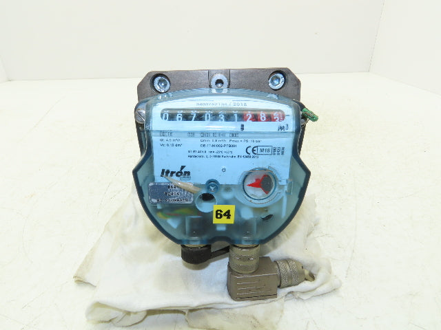 Itron Delta G25 Rotary Volumetric Flow Meter DN40 1.5"npt 232psi 9-Digit Index