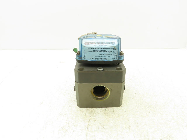Itron Delta G25 Rotary Volumetric Flow Meter DN40 1.5"npt 232psi 9-Digit Index