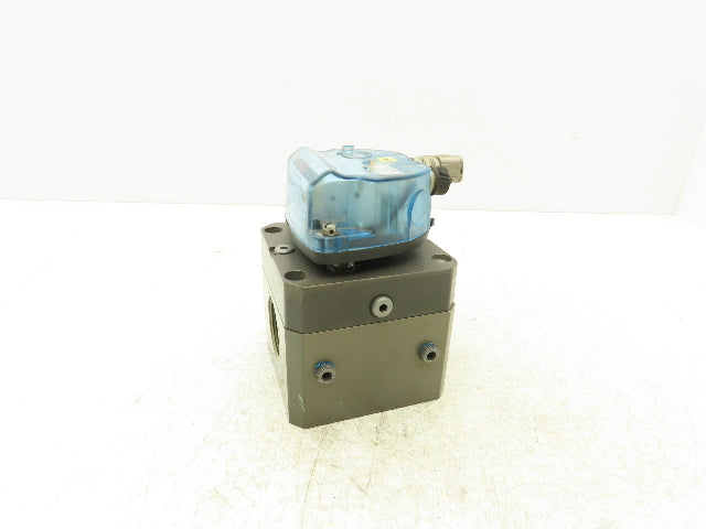 Itron Delta G25 Rotary Volumetric Flow Meter DN40 1.5"npt 232psi 9-Digit Index