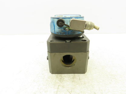 Itron Delta G25 Rotary Volumetric Flow Meter DN40 1.5"npt 232psi 9-Digit Index