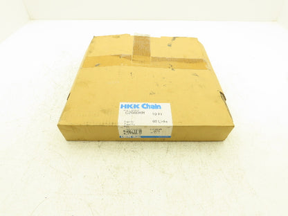 HKK C2080HR Roller Chain W/3 Connector Links 10 Feet Length 60 Links