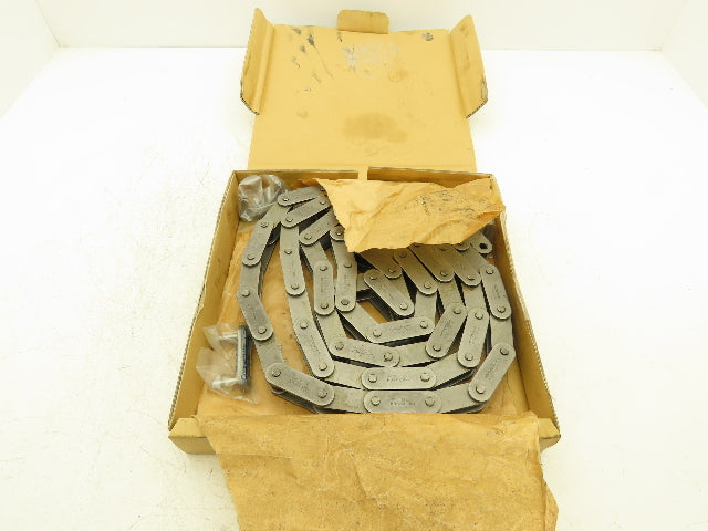 HKK C2080HR Roller Chain W/3 Connector Links 10 Feet Length 60 Links