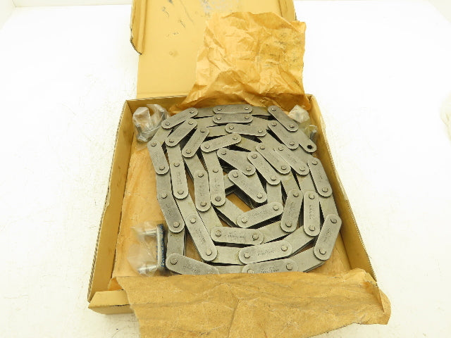 HKK C2080HR Roller Chain W/3 Connector Links 10 Feet Length 60 Links