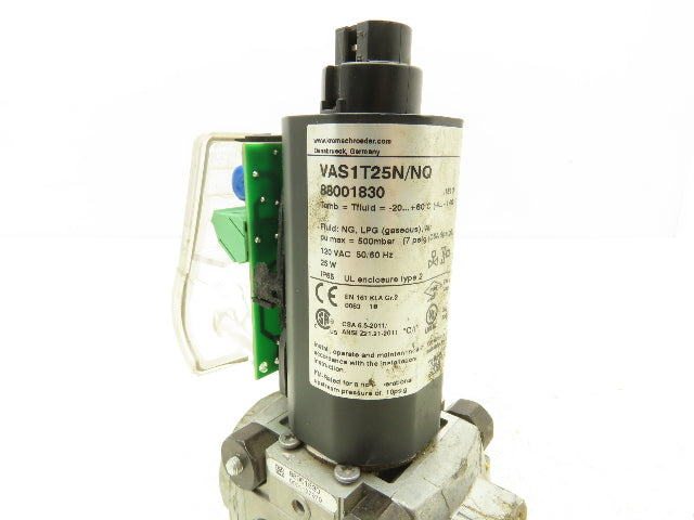 Krom Schroder VAS1T25N/NQ Solenoid Valve 1"NPT Air/Gas 120VAC 88001830