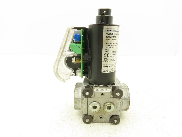 Krom Schroder VAS1T25N/NQ Solenoid Valve 1"NPT Air/Gas 120VAC 88001830
