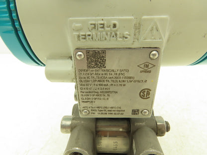 Siemens 7MF4433-1CA22-1NC6-Z Sitrans P DS III Pressure Transmitter 0.4/24In-H2O
