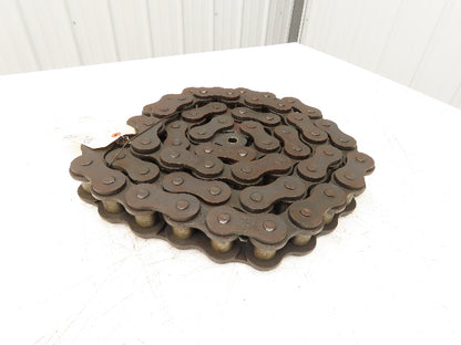 Link Belt RC160 #160 Roller Chain Riveted 9.25 Feet Length