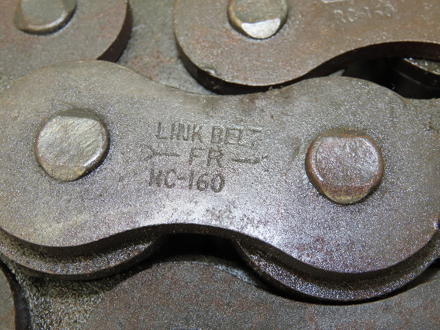 Link Belt RC160 #160 Roller Chain Riveted 9.25 Feet Length