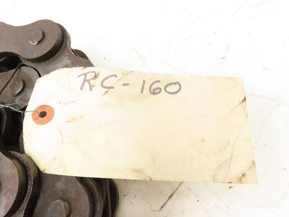 Link Belt RC160 #160 Roller Chain Riveted 9.25 Feet Length