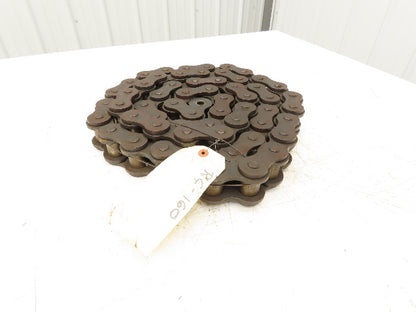 Link Belt RC160 #160 Roller Chain Riveted 9.25 Feet Length