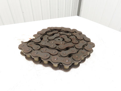 Link Belt RC160 #160 Roller Chain Riveted 9.25 Feet Length
