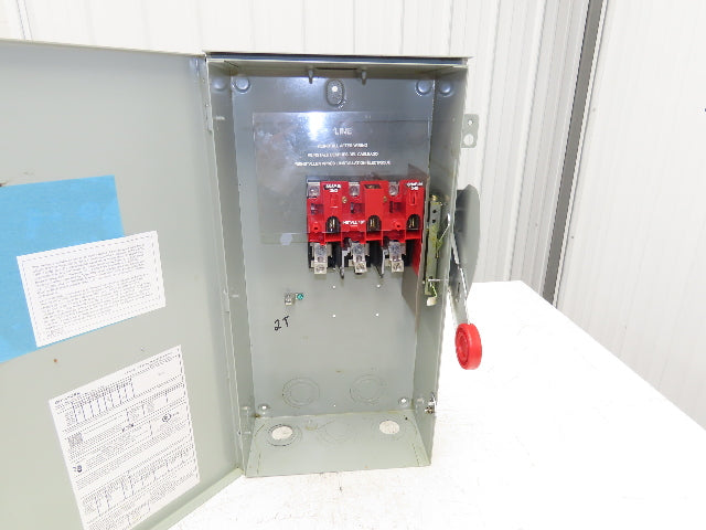 Eaton DH363URK Safety Disconnect Switch 100A 600V Non-Fusible 3P 3R Enclosure