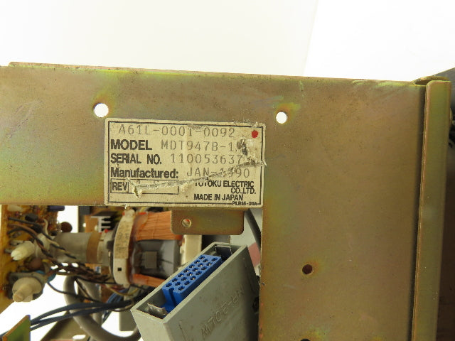 GMF Fanuc A05B-2051-C102 HMI Terminal Unit Keyboard CRT Monitor Assembly Unit