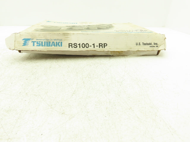 Tsubaki RS100-1-RP #100 Roller Chain Riveted W/Connecting Link 5 Foot Length