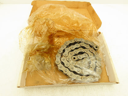 Tsubaki RS100-1-RP #100 Roller Chain Riveted W/Connecting Link 5 Foot Length