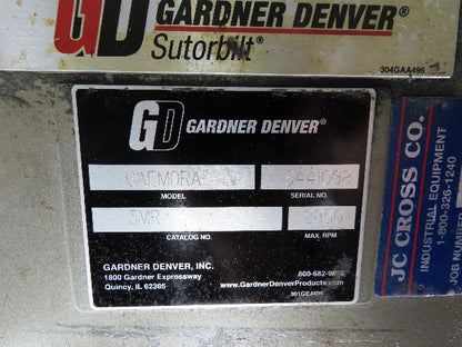 Gardner Denver GMEDRA Sutorbilt Positive Displacement Blower 5MR 60Hp 230/460V