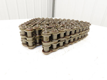 Tsubaki RS100-2 #100 Double Roller Chain W/Connecting Link 10 Feet Length