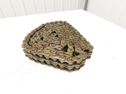 Tsubaki RS100-2 #100 Double Roller Chain W/Connecting Link 10 Feet Length