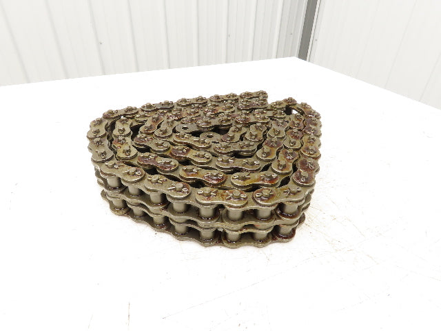 Tsubaki RS100-2 #100 Double Roller Chain W/Connecting Link 10 Feet Length